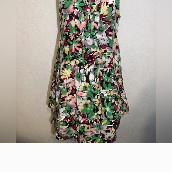 Moulinette soeurs floral silk dress size 10 - Picture 2 of 10